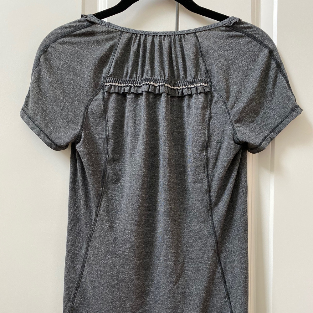 RARE Lululemon Breezy Ruffled Shirt